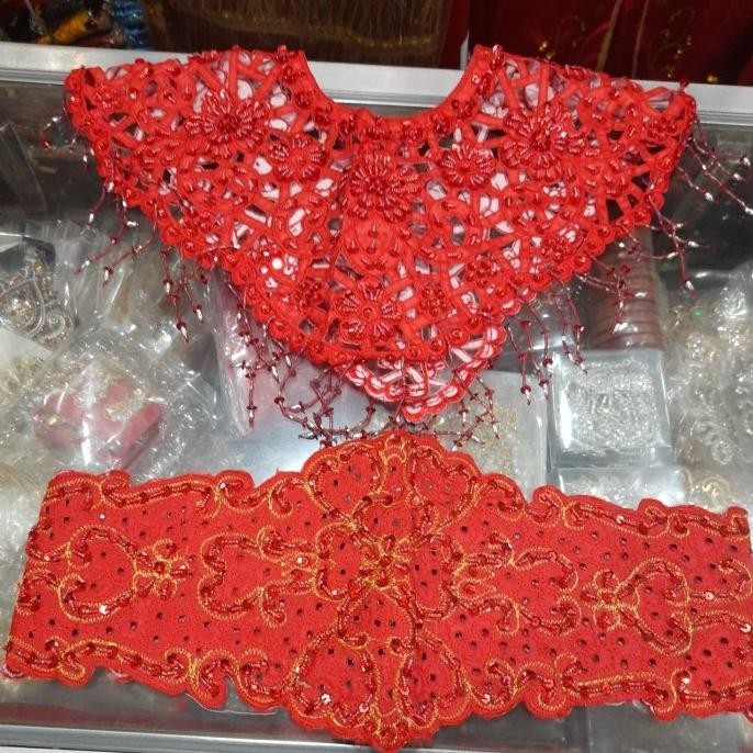 Aksesoris dada dan pinggang # hiasan dada # Kostum Tari # Baju Adat