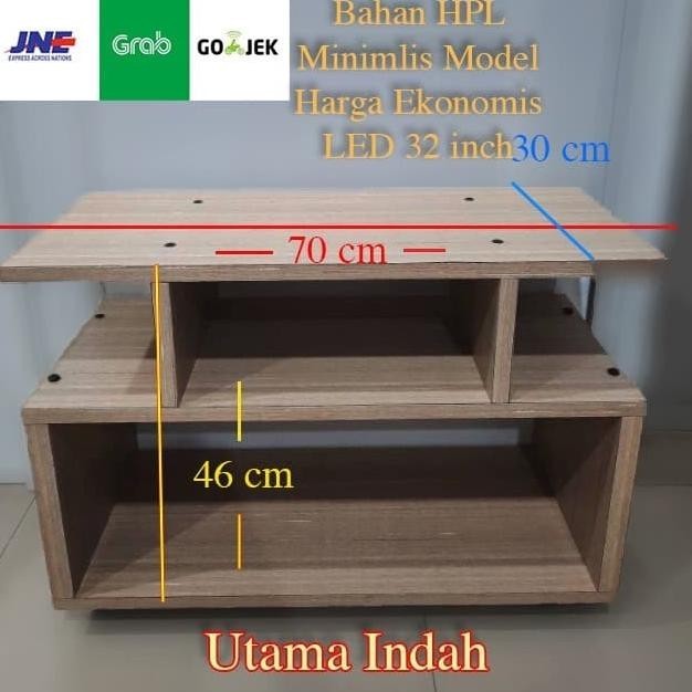 Rak tv / meja tv minimalis led 32 inch LS01