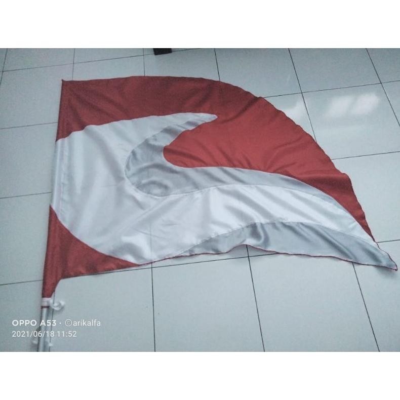 Murah Bendera Drumband Kain Peles (Model 1 ) T-56