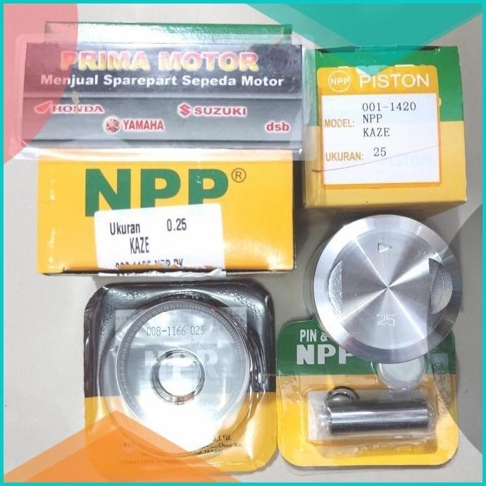 PISTON KIT NPP KAZE OS STD 25 50 75 100 ORI NPP 8JVLZ4 onderdil