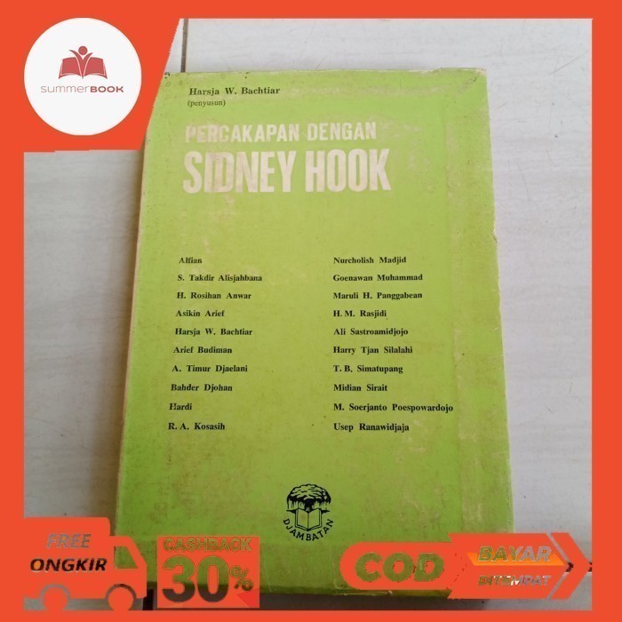 PERCAKAPAN DENGAN SIDNEY HOOK-HARSJA W BACHTIAR-H5
