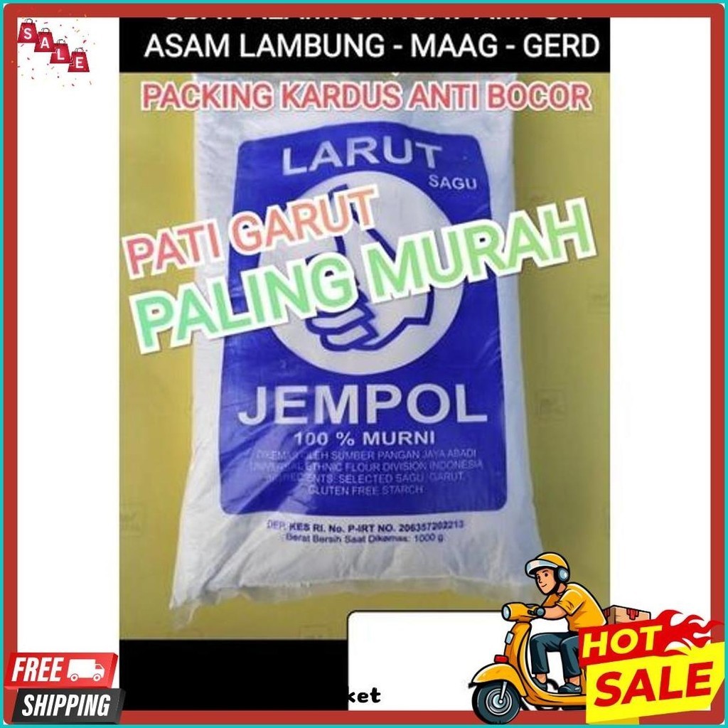 

Tepung Pati Halus Garut / Irut / Sagu Cap Jempol Asli 100% ( Perkilo Sangat Halus Dan Nikmat ) (6.6)