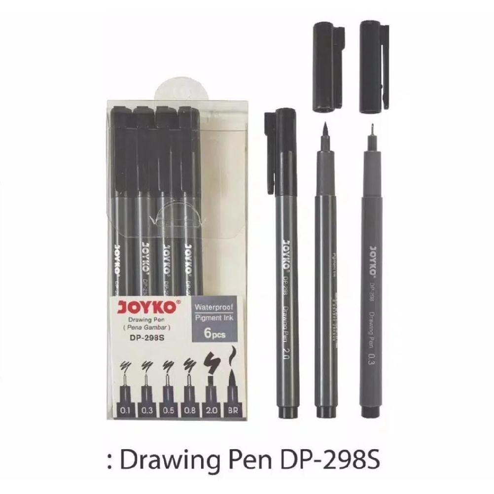 

Flash Sale Drawing Pen Set Joyko Dp-298S (Isi 6 Pcs) Murah