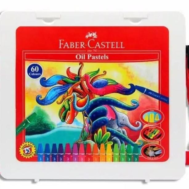 

8.8 Crayon 60 Warna / Hexagonal Oil Pastel 60 Faber Castell 8.8