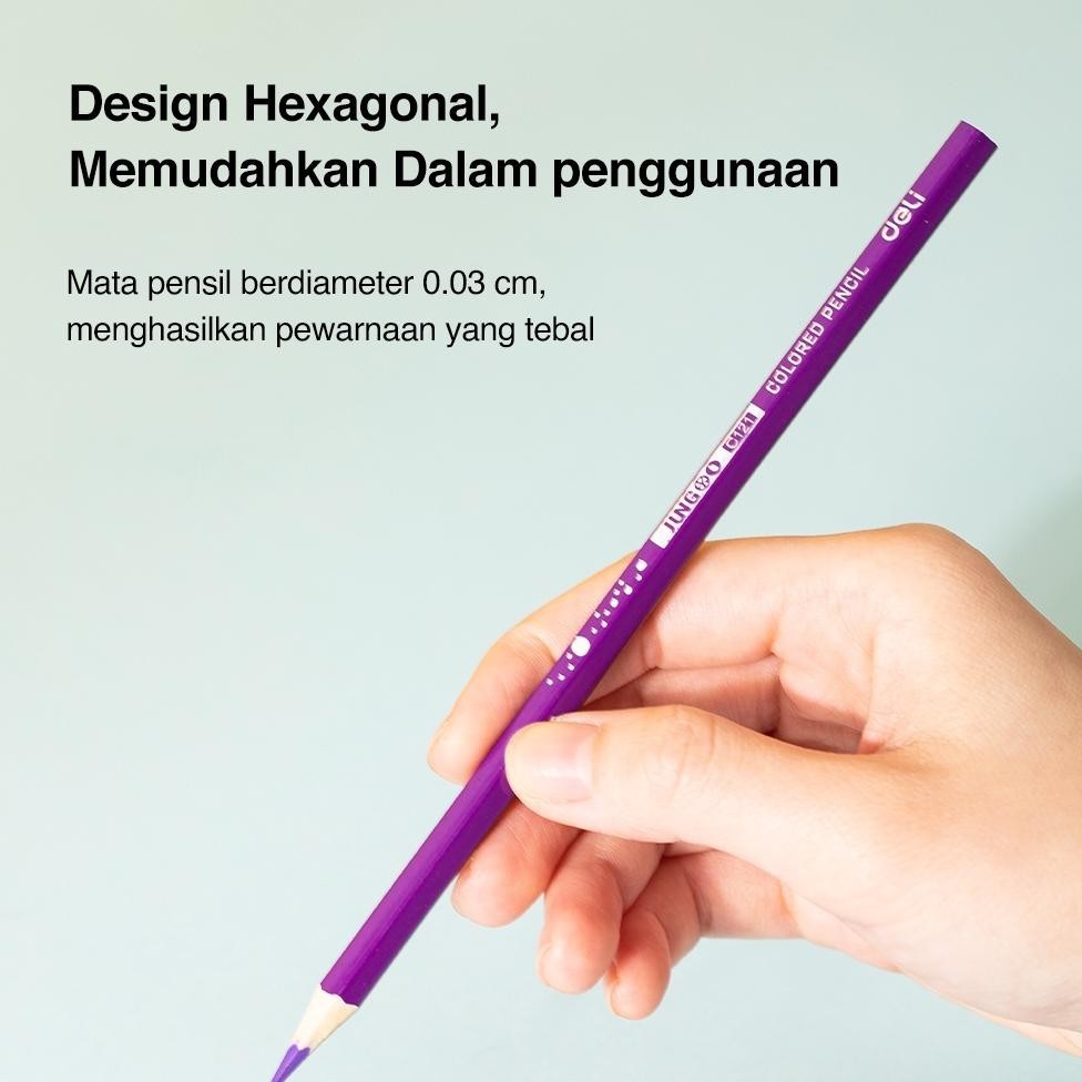 

Flash Sale Deli Colored Pencil / Pensil Warna Lucu 12 24 Warna Pewarnaan Cerah Ec121-Xx 8.8