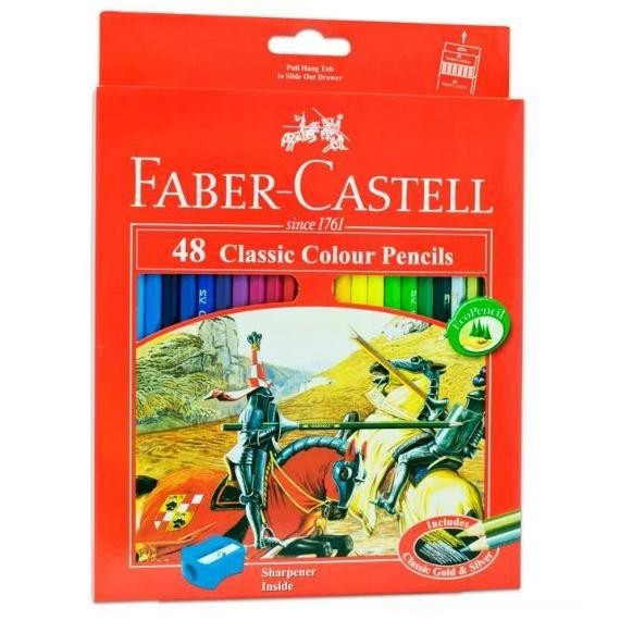 

Big Sale Pensil Warna Faber Castell 48 Warna Panjang Classic Garansi