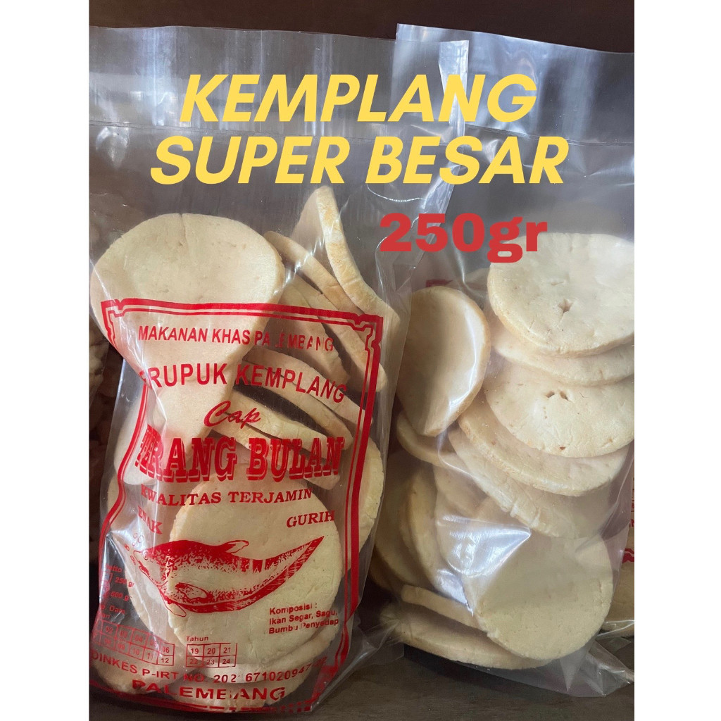 

KEMPLANG SUPER BESAR 250GR ASLI PALEMBANG