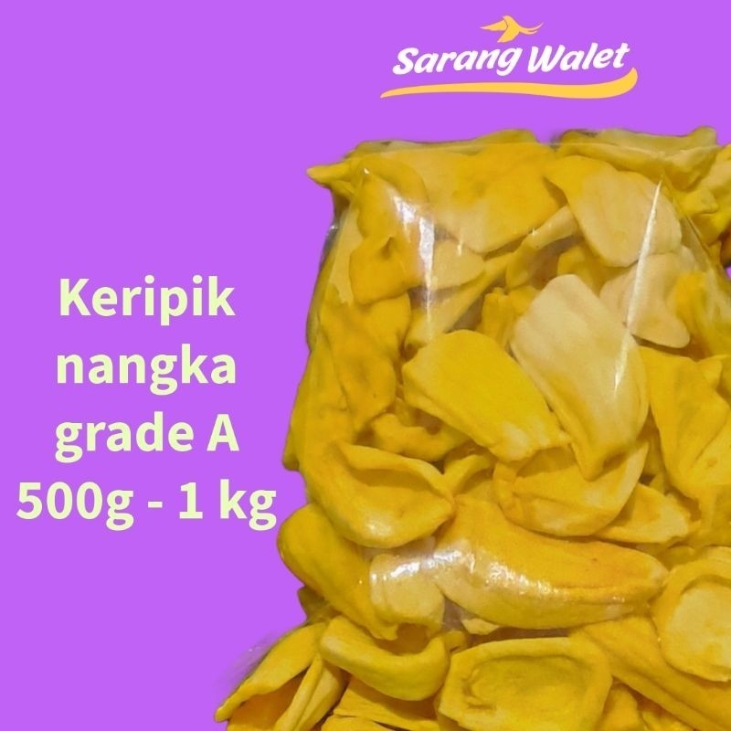 

KERIPIK NANGKA KUALITAS SUPER 1KG KRIPIK BUAH OLEH OLEH KHAS MALANG SNACK LEZAT RENYAH TANPA BAHAN