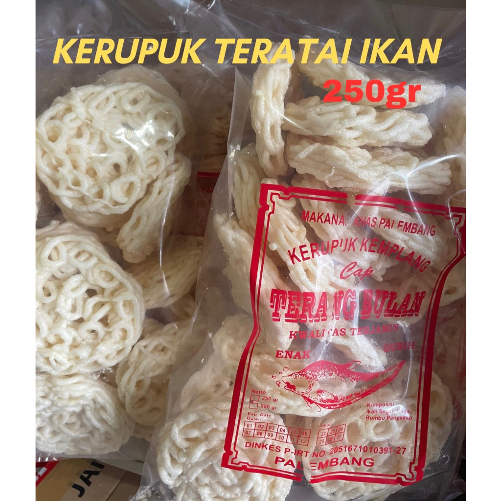 

KERUPUK TERATAI IKAN 250GR ASLI PALEMBANG