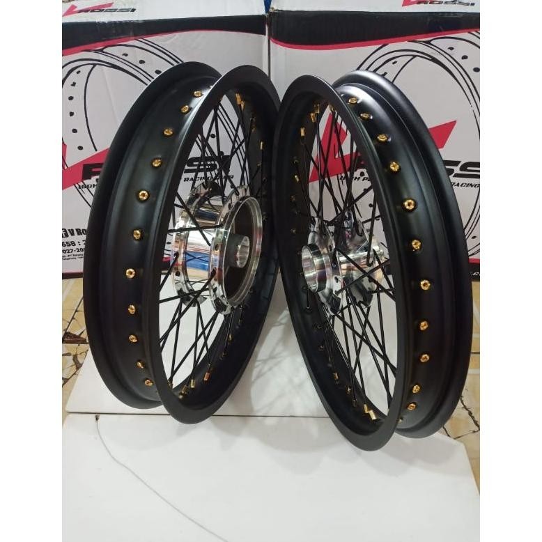 DFR Velg Rx King Paketan Velg Jari Jari Rx King Velg Rossi Ring 17 18 1Set Depan Belakang TERLARIS