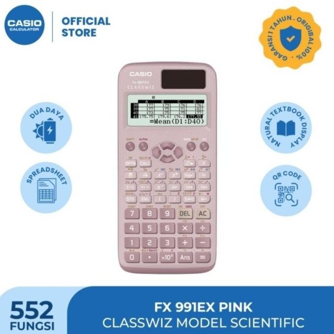 

CASIO FX991 EX ~ Kalkulator Ilmiah/Scientific Calculator 991 EX Kuliah