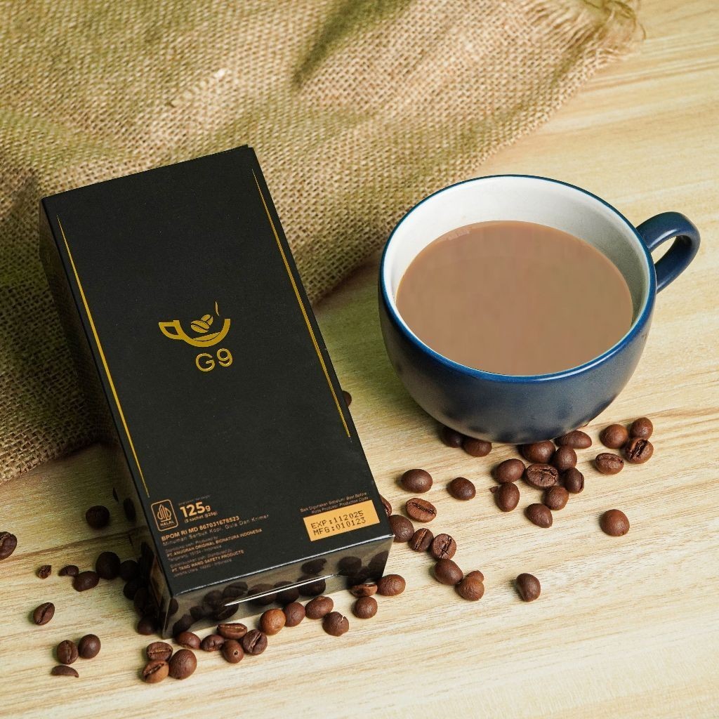 

Kopi G9 Stana Pria Dewasa Tahan Lama BPOM Privasi Aman 1 Box Isi 5 Sachet Kuat Pria 100%