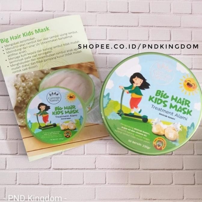 [ NEW ] Cantiqa Kemiri Big Hair Kids Mask (Masker Rambut Kemiri Anak)