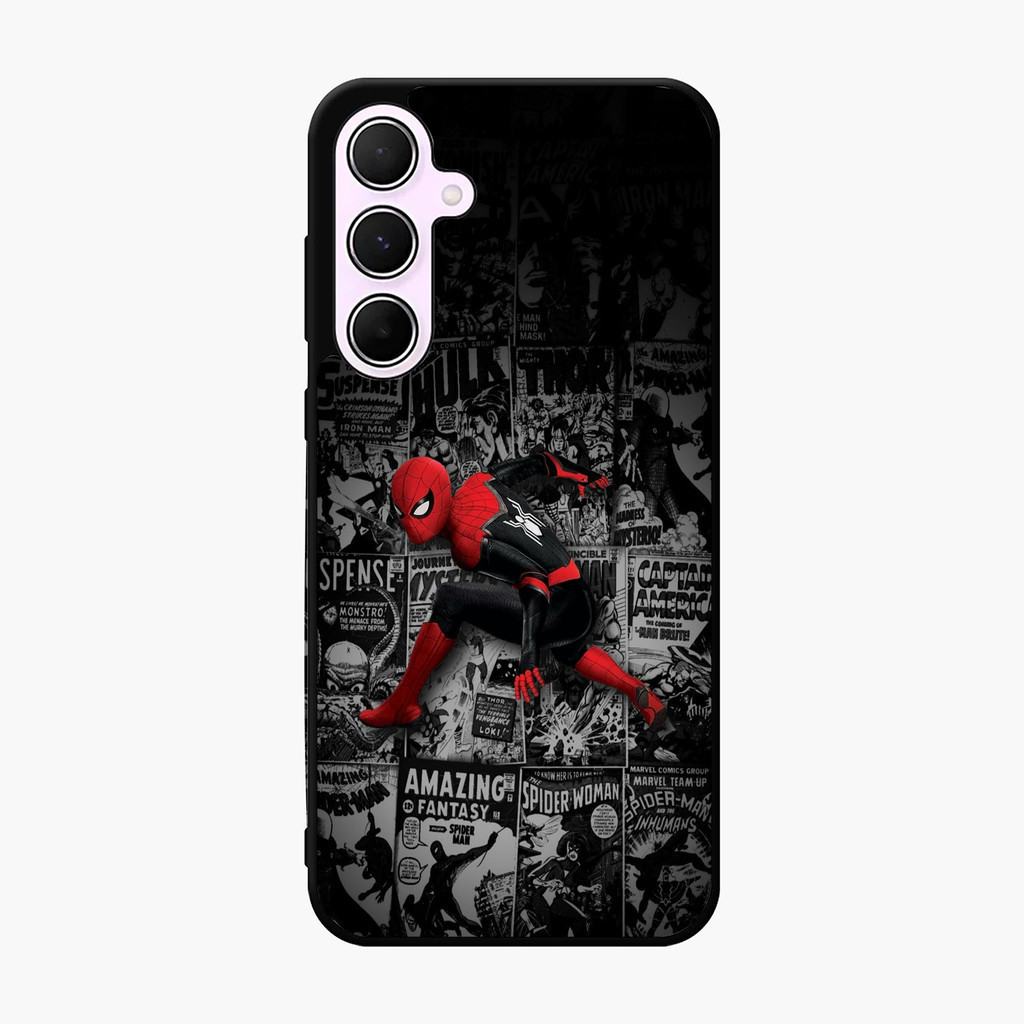 Case Casing Softcase Cover Samsung Galaxy A55 A54 A35 A25 A15 5g Spiderman BG1261