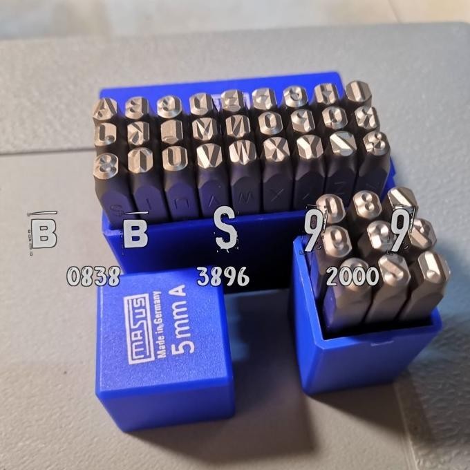 

Special Price!! Stamp Punch Masus Set 5 Mm Hurul Dan Angka