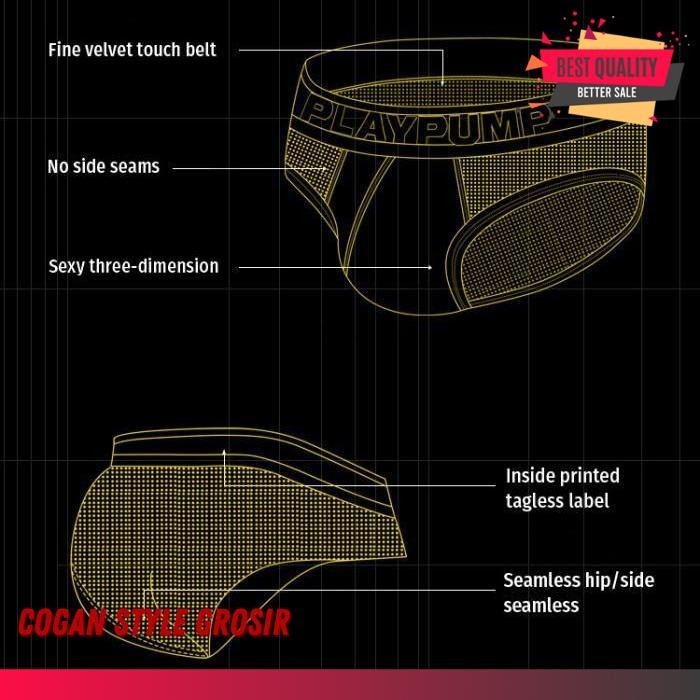BRIEF CELANA DALAM SEKSI PRIA CELANA SEKSI UNDERWEAR