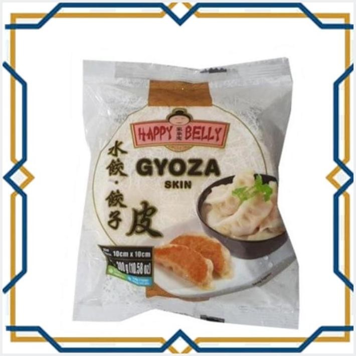 

[IKK] HAPPY BELLY GYOZA SKIN 300 GR KULIT DUMPLING PANGSIT KUO TIE VEGAN