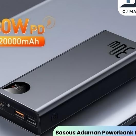 Baseus Adaman Powerbank Metal Digital Display 20000Mah 30W