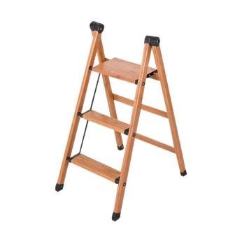 KRISBOW TANGGA LIPAT 3 STEP MOTIF KAYU E88A