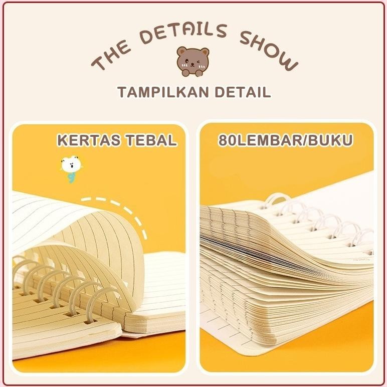 

AZQ-16 buku A7/Notebook a7 Aesthetic/Ring Notebook mini a7/Buku diary aesthetic/BUKU CATATAN Kecil Catatan/SCRAPBOOK MINI - Qiqi Treasure Viral