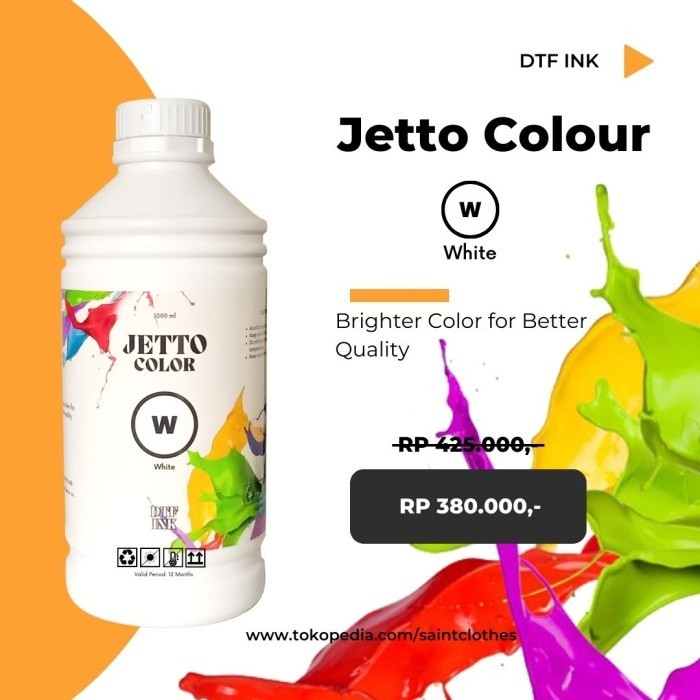 

TINTA DTF WHITE 1KG