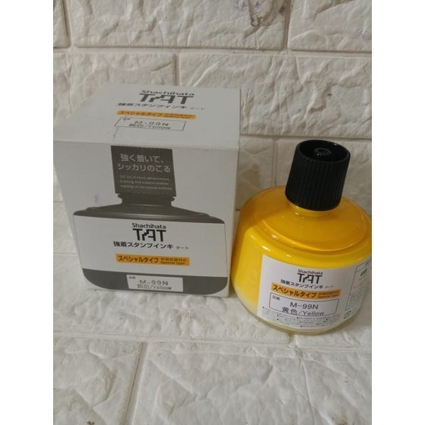 

tinta shachihata M-99N Kuning tinta permanen 330ML