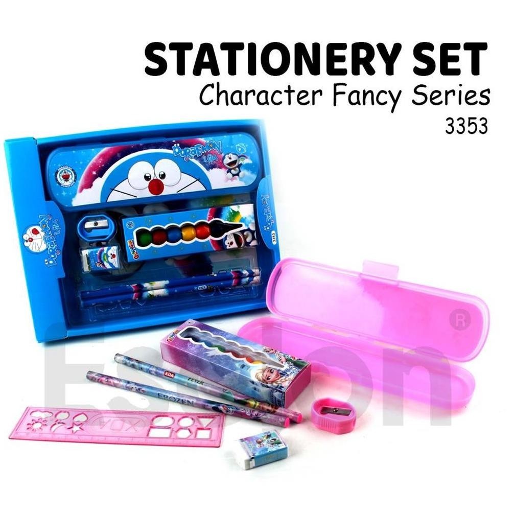 

y-76 Stationary Set 7in1 Karakter 3353 / Paket Alat Tulis + Oil Pastel Sale