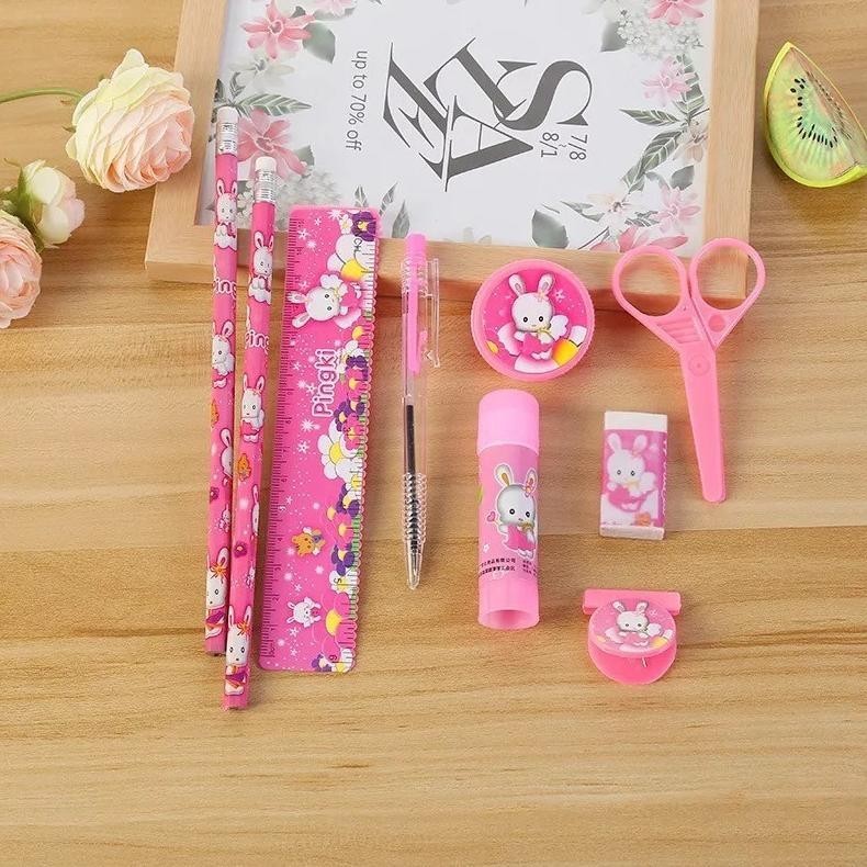 

Ur37 2009 Pencil Set 9 In 1 Alat Tulis Sekolah Anak Lengkap Viral