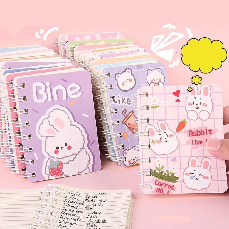 

GB29 KP115 - BUKU TULIS MINI A7 MOTIF KARTUN NOTEBOOKRING A7 MINI CARTOON MINI BOOK NOTEPAD KARAKTER BUKU TULIS RING MEMO KECIL MURAH IMPORT Original