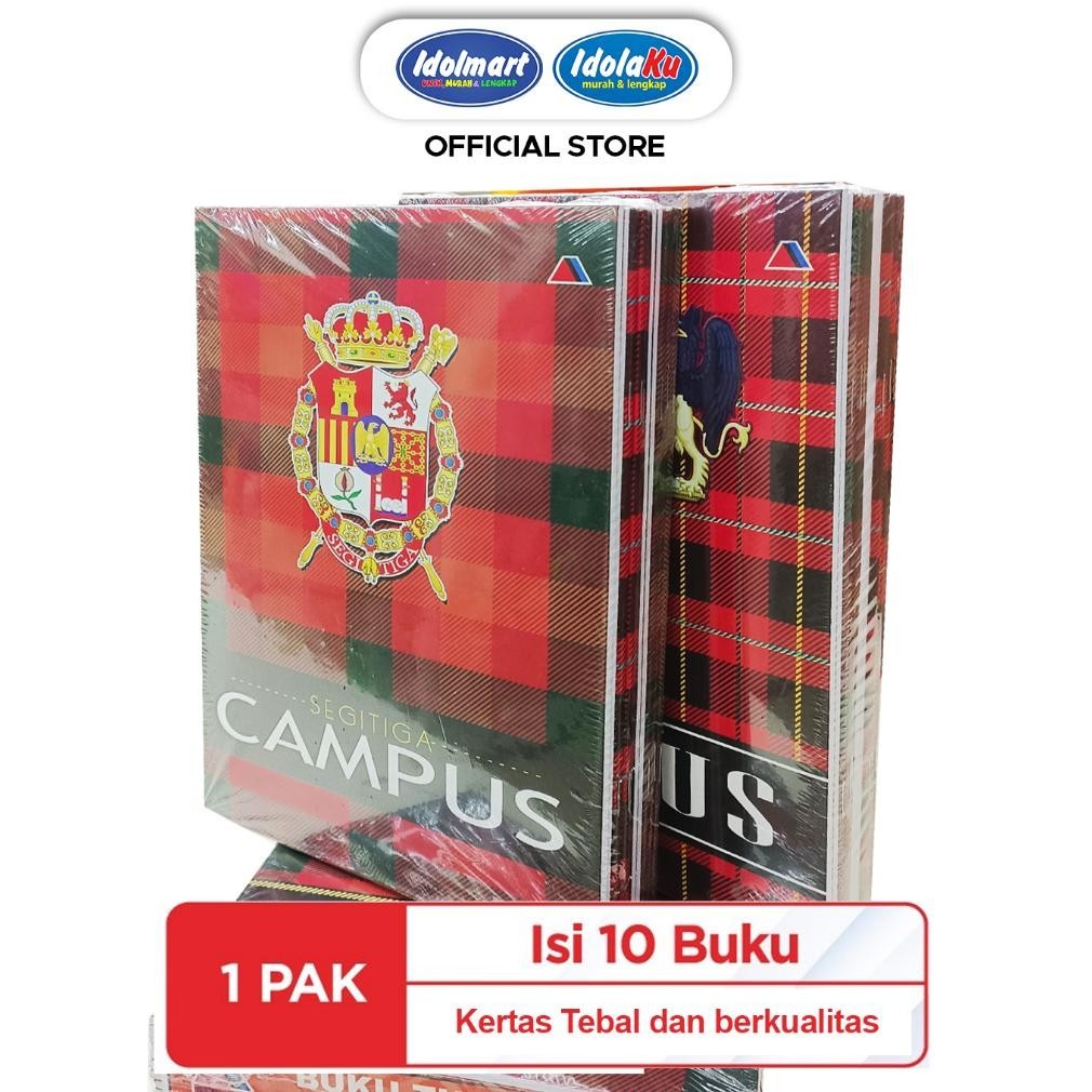 

Is75 IDOLMART Buku Tulis Campus Unggul isi 36 Lembar Buku Tulis sekolah Boxy/10 pcs Terlaris