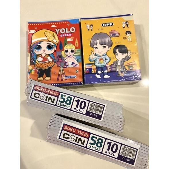 

GB29 Buku Tulis Murah 58 Coin Sale