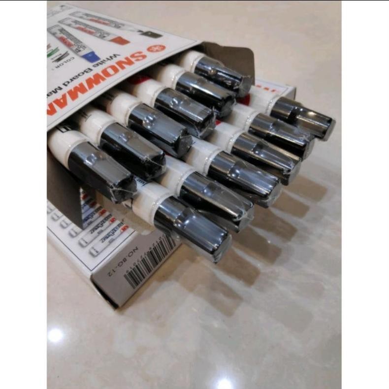 

Ow42 spidol tidak permanen snowman BG-12 12pcs (1lusin)wrn hitam Terlaris
