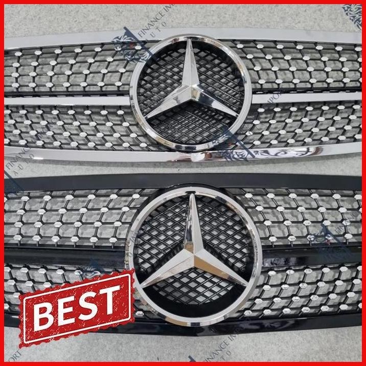 [FNC] GRILL DIAMOND MERCEDES W203 C200 C230 C240 2000-2007 GRILLE AMG W203