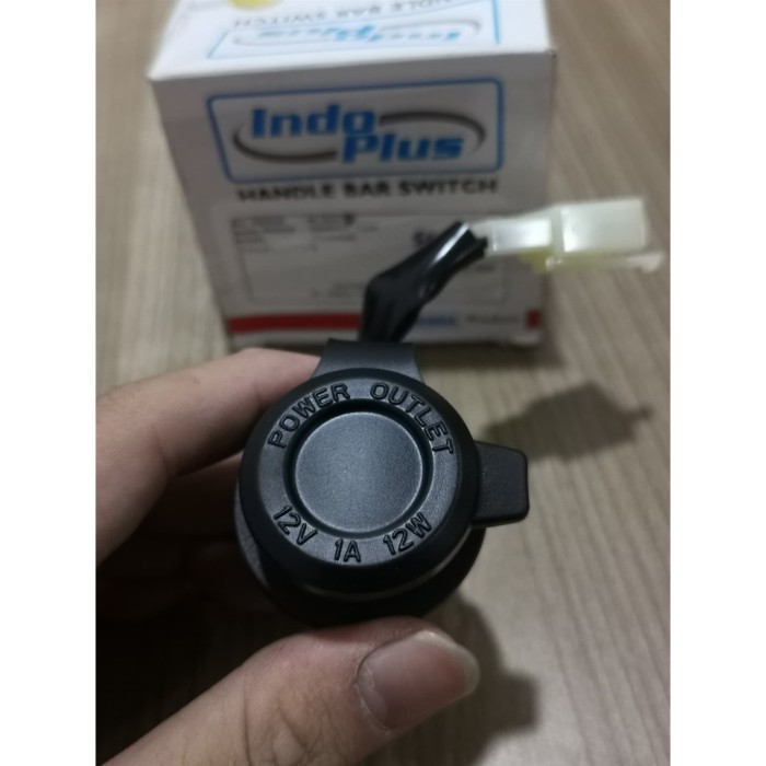 Socket Power Outlet Charger Cassan Motor Original Aerox Lexi Nmax Asli