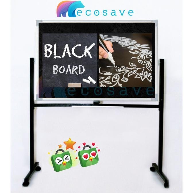 

Blackboard Kapur SAKANA 120x240 cm ( Kaki ) Single + Ongkir