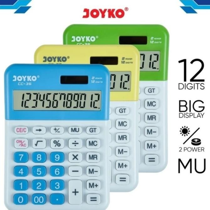 

KALKULATOR CHECK & CORRECT JOYKO CC-36 Color - Calculator Desktop CC36