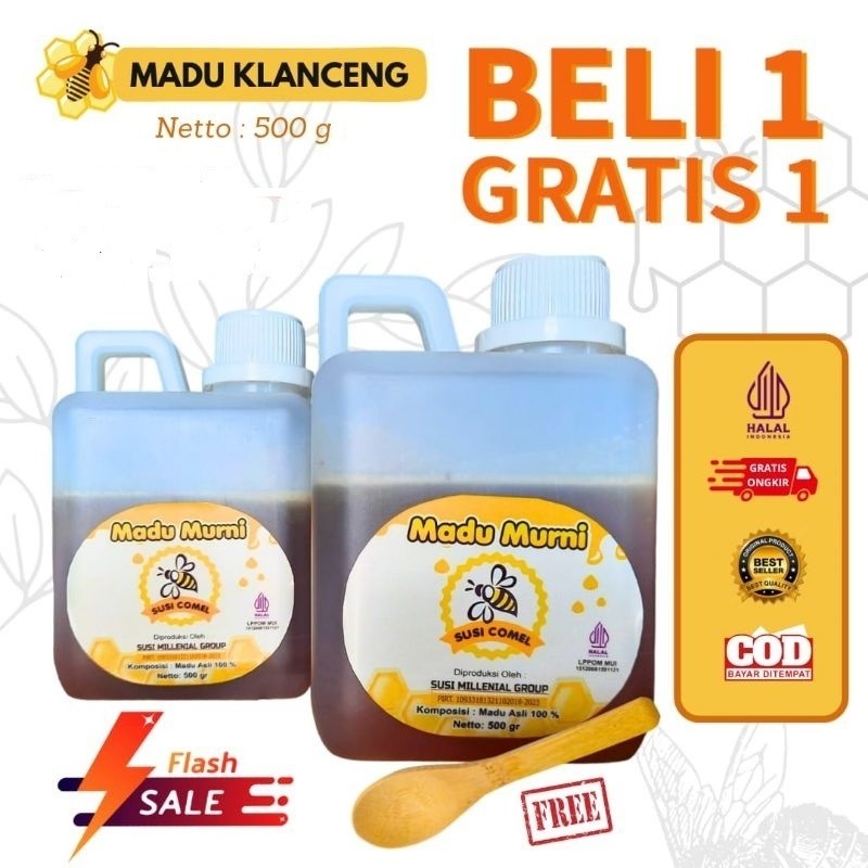 

KLANCENG BAMBU SUPER, MADU KLULUT (COD)ASLI,SNI 100%ORIGINAL BUY 1 GET 2 MURAH BERKWALITAS