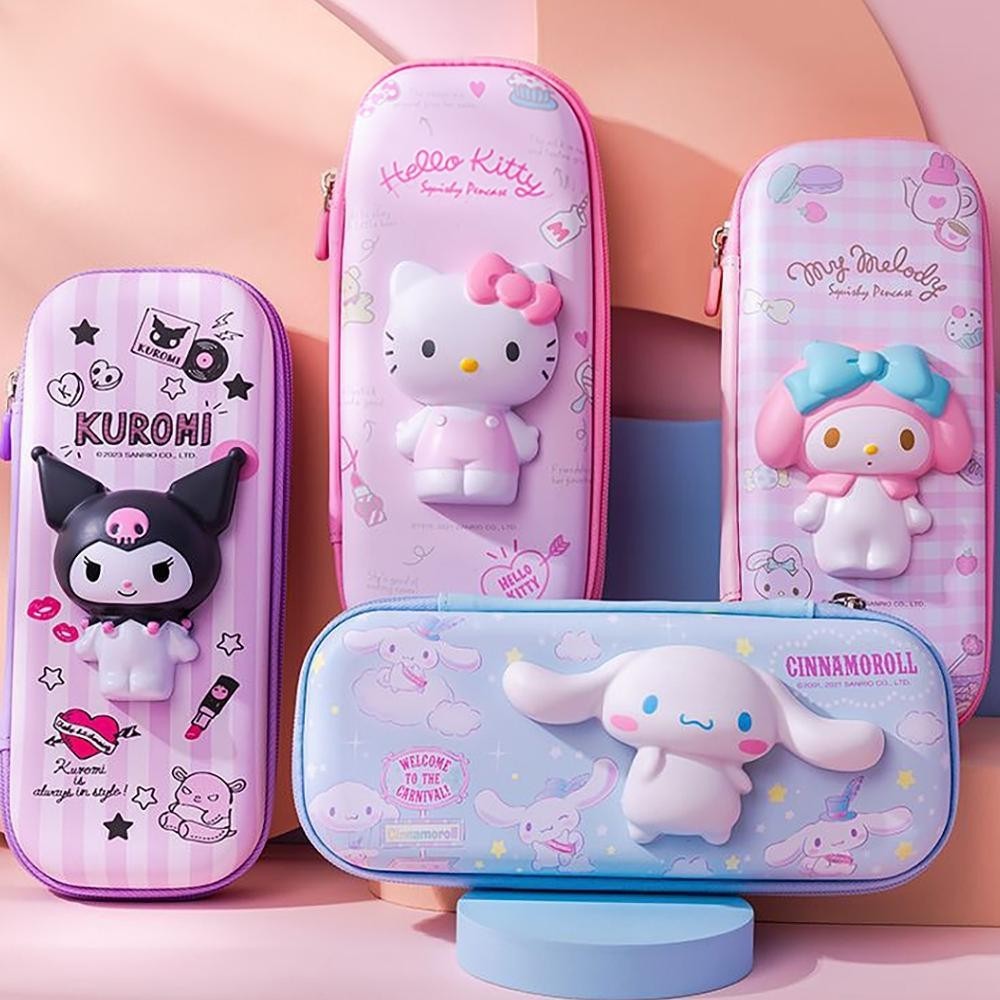 

VIRAL TOKKADO Sanrio Squishy Pencil Case Original Kotak Pensil Besar Anak Sekolah Lucu qw-45
