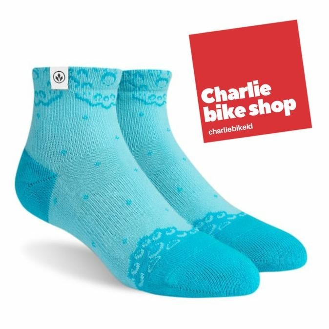 Kaos Kaus Kaki Wanita Staycool Socks Baby Azure Women Knit Sock