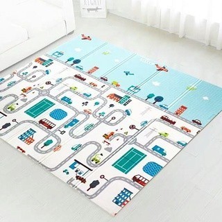 Asna Playmate Tebal Karpet Lipat Playmat Bayi Karpet Bayi Tikar Lipat Foam
