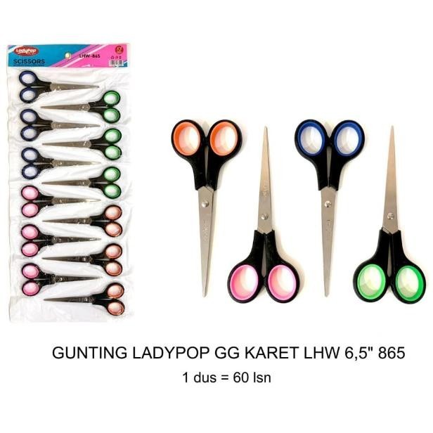 

Ht-12 (12Pc) Gunting Panjang Murah 6 Inch Stainless Steel Tajam Best Seller