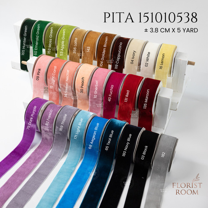 

PROMO Pita 151010538 3.8cm x 5yard - Velvet Ribbon - Beludru