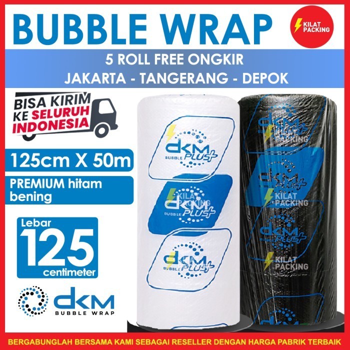 

JUAL PLASTIK BUBBLE WRAP PREMIUM BUBBLE WRAP BABEL WRAP 125CM X 50M /ROLL