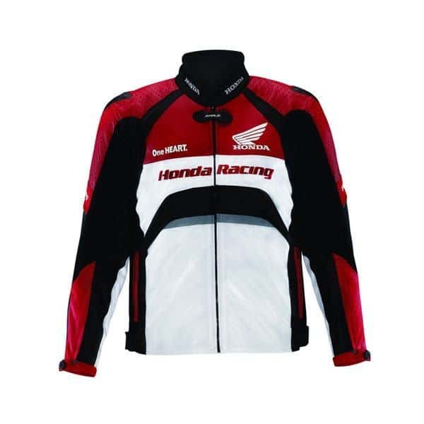 HRR On Road Leather Jacket Honda Racing Red
