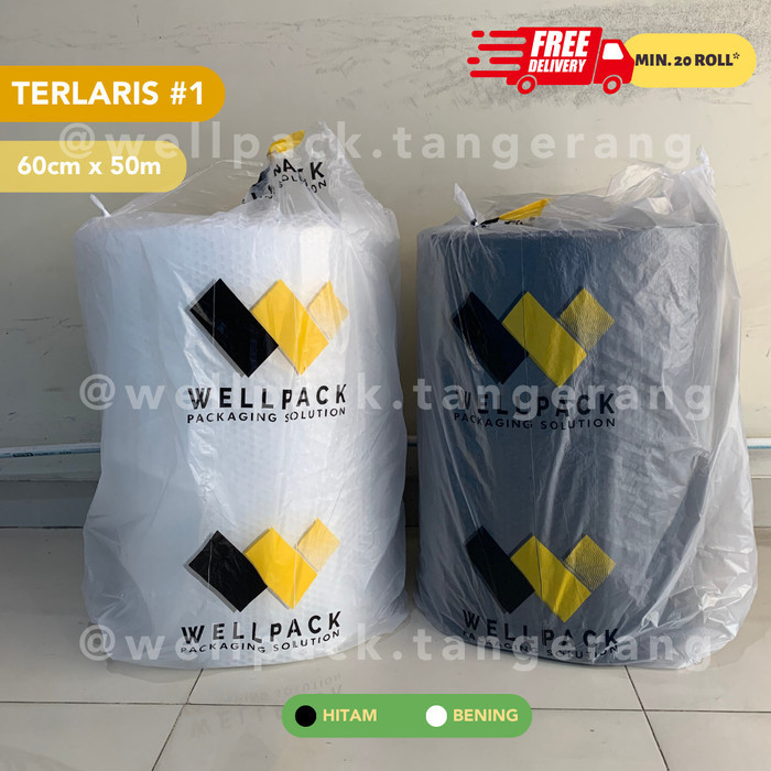 

HARGA DISKON Bubble Wrap Roll 60cm x 50m Bening (Premium)