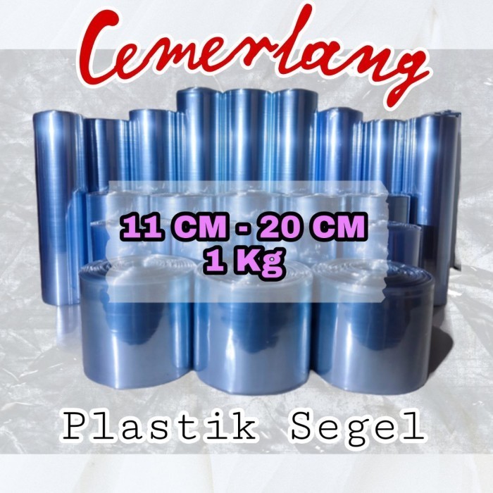 

SALE Plastik segel SHRINK PVC Berat 1 kg,varian ukuran 16cm - 20 cm