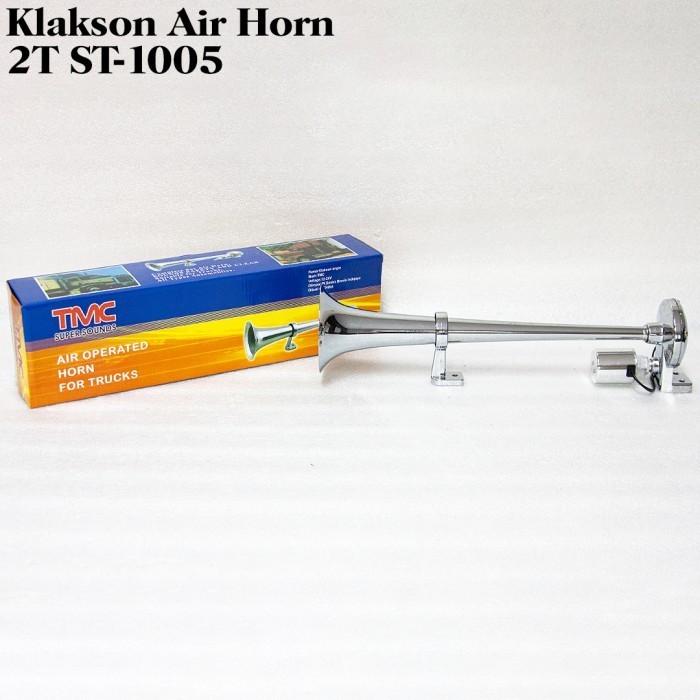 KLAKSON ANGIN / AIR HORN 1 CORONG TEROMPET UNTUK MOBIL TRUK 12 / 24 V