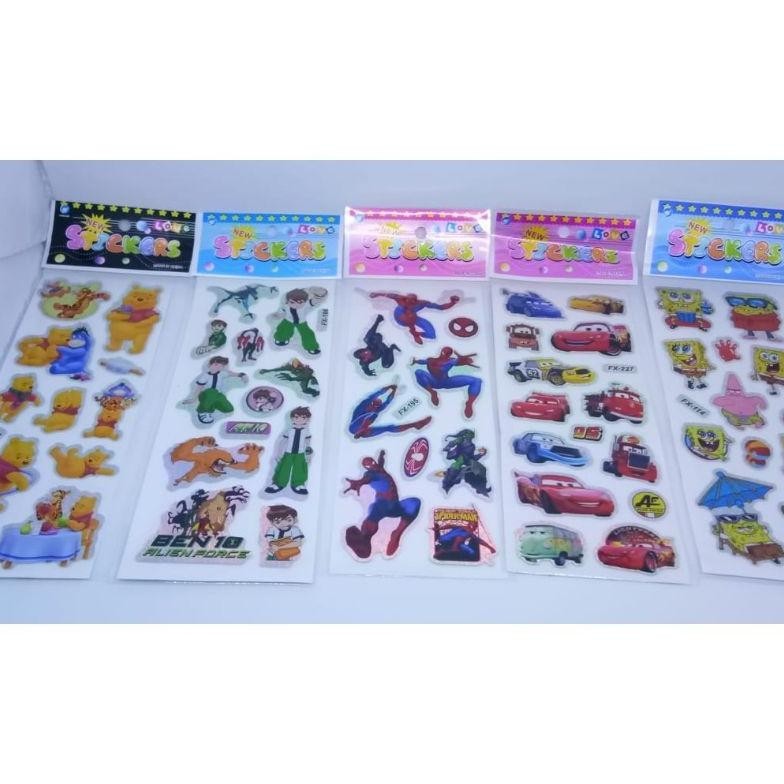 

20PCS STIKER TIMBUL PUTIH(MIX)