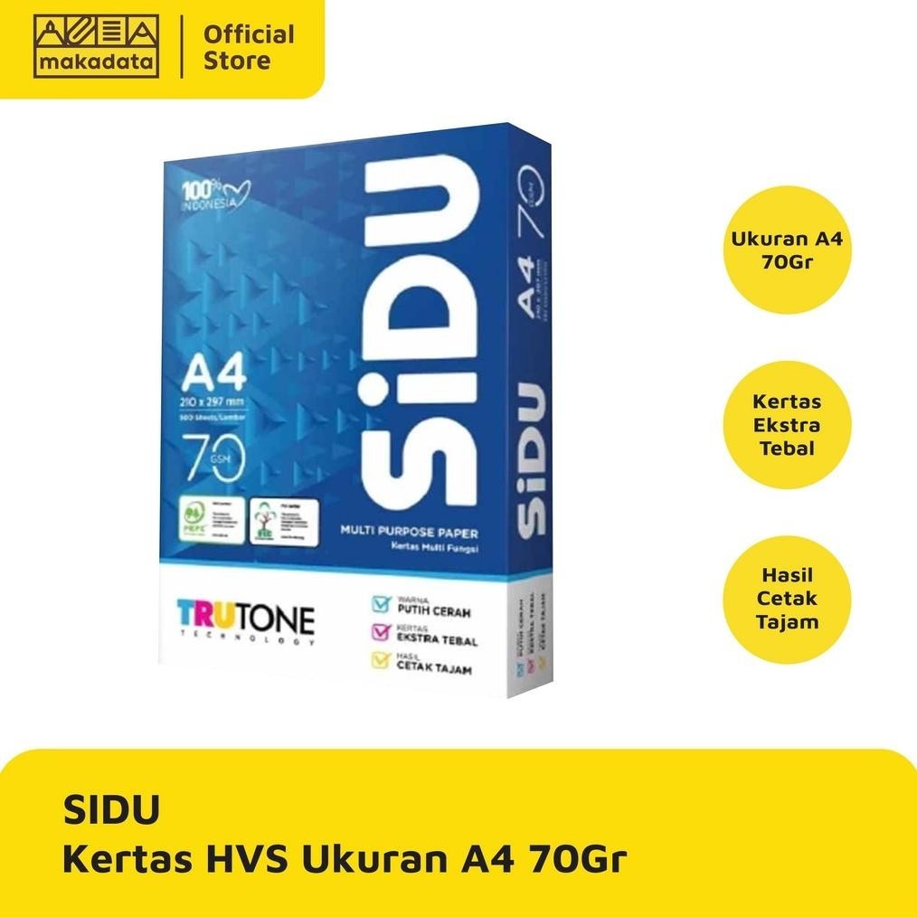

Promo Kertas Hvs / Print / Fotocopy Sidu A4 70 Gram (1 Rim) Terlaris