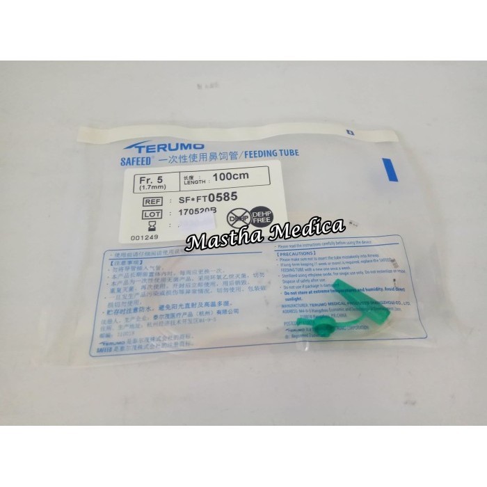 Terlaris Selang NGT Feeding Tube Sonde Selang Makan Silikon Terumo 5 Fr 100 cm SALE